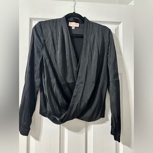 Chicos Black Label Crossover Blouse